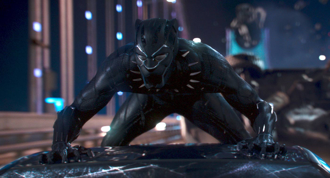 Black Panther Superhero Suit Jeune Enfant Fête Costume Z